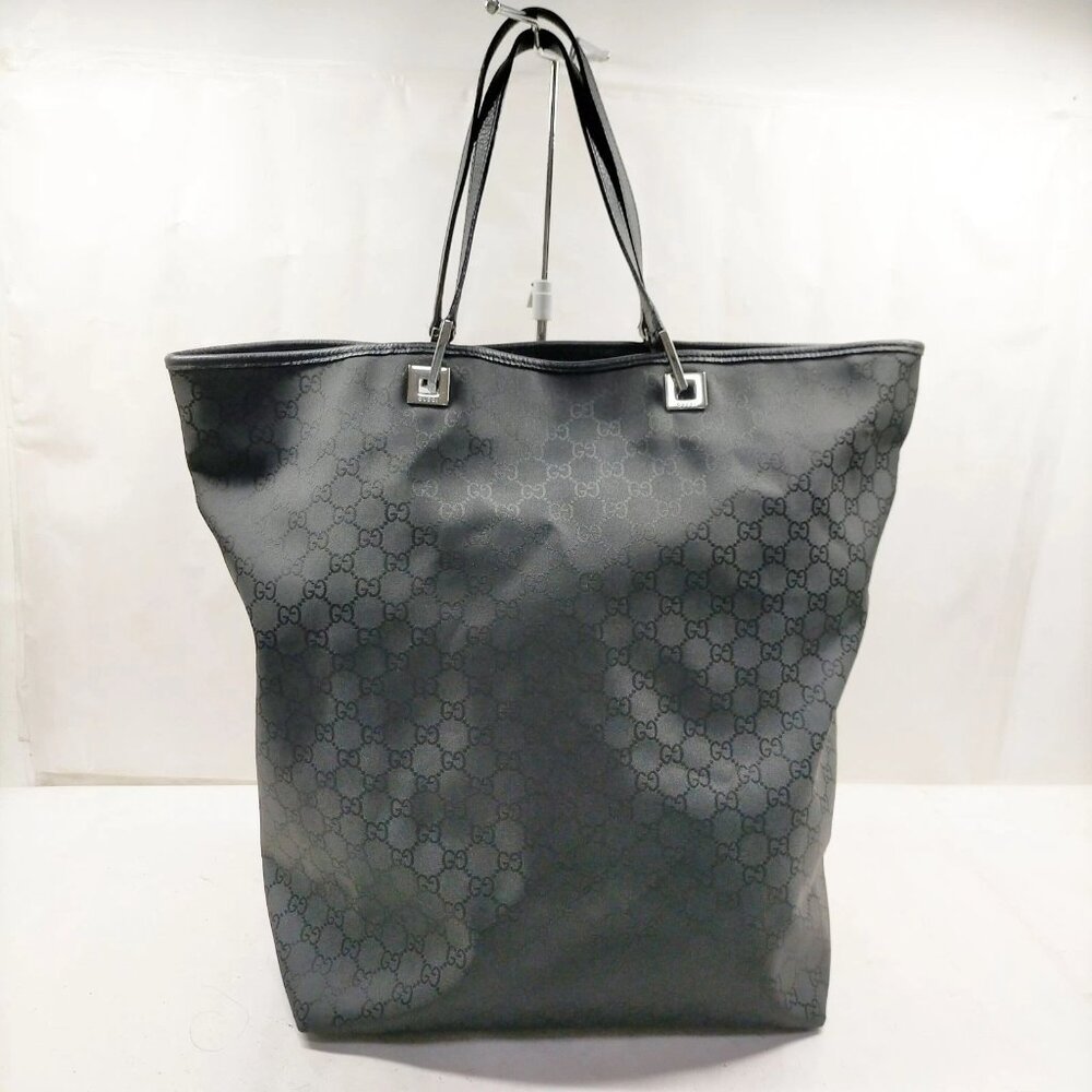 Gucci Hand Bag Black Nylon 349-052925